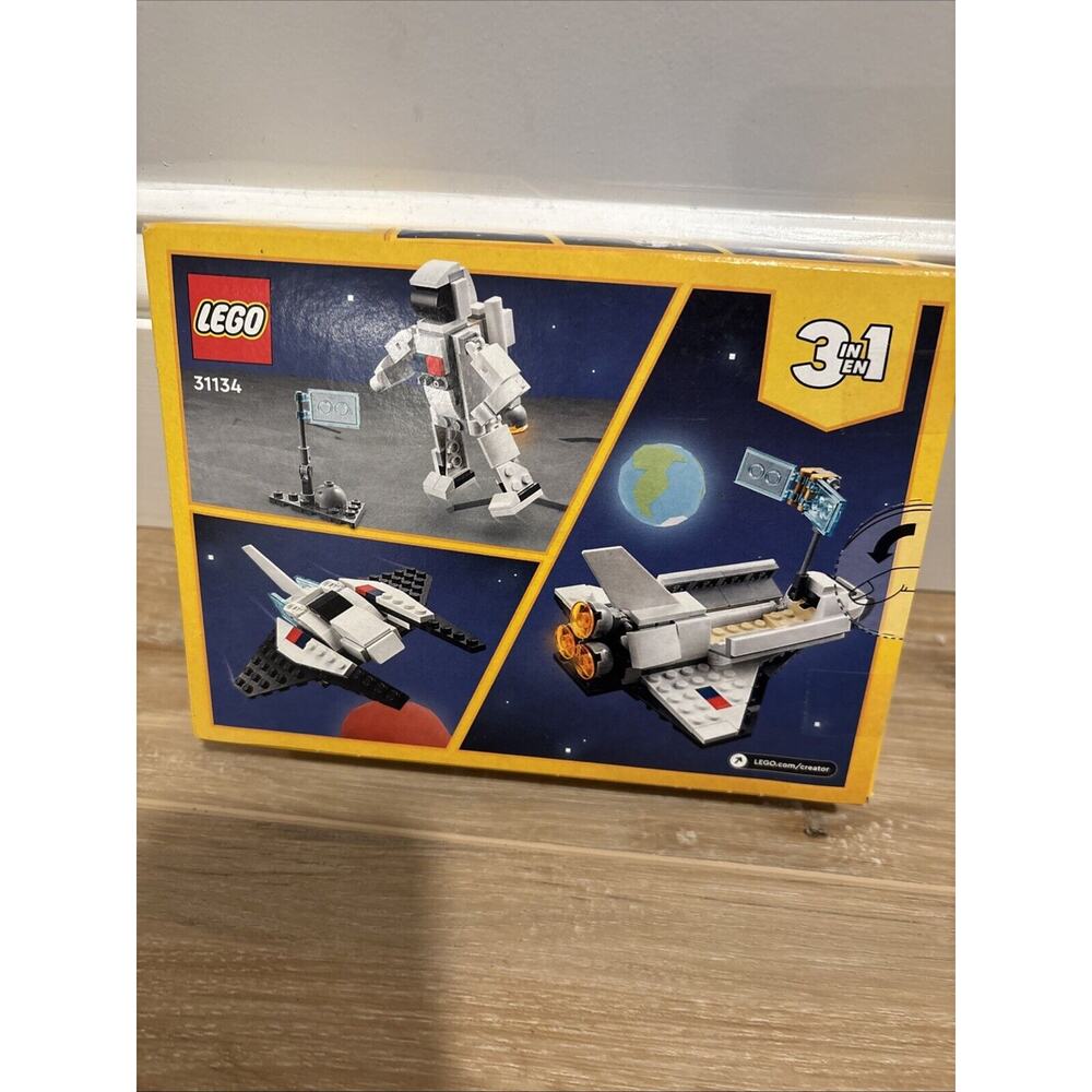 Lego Creator 3 In 1: Space Shuttle #31134 / 144 Pieces / 100% Complete Orig Box - Picture 6 of 16